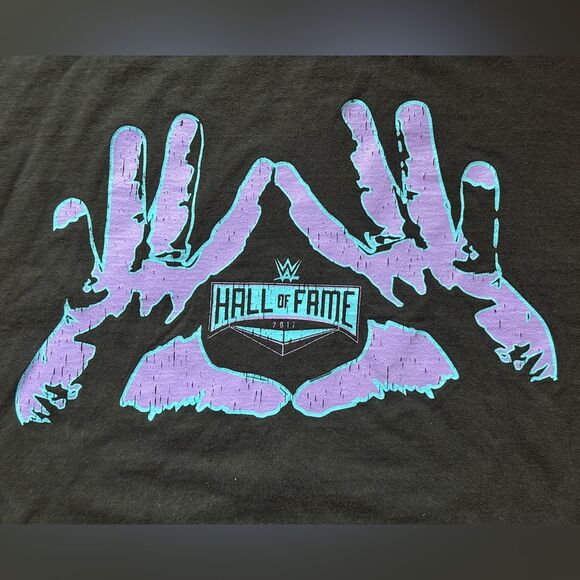 Diamond Dallas Page WWE Hall of Fame 2017 DDP Stats Authentic Wear Cotton Tee M - Picture 2 of 5